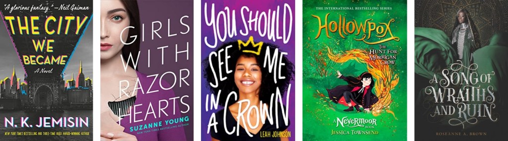 Banner of cover images for books mentioned below