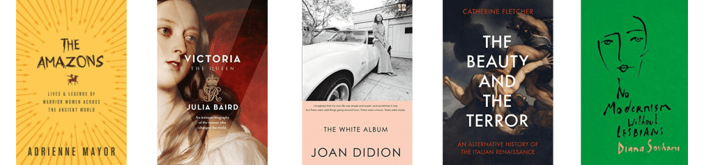 Covers of the five books listed below.